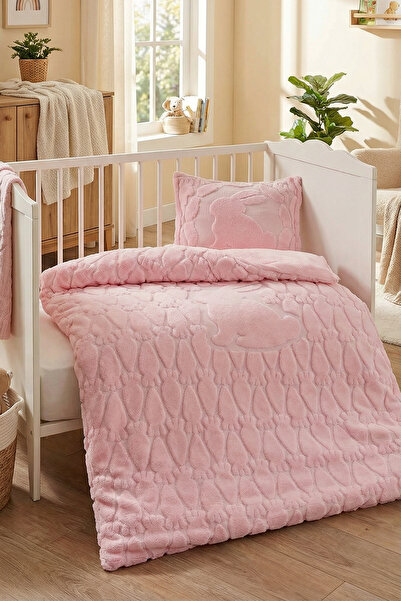 Kanz Welsoft Baby Duvet Cover Set - Rabbit Powder