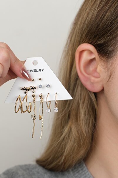 Jack Ferrero 12'Lİ ÇOKLU KÜPE SETİ