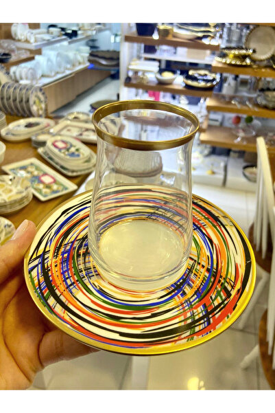 Glore Tarabya Adrıana 6 Kişilik Çay Seti