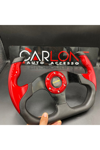 carlone Momo Spor Direksiyon F1 Tesla Model Kırmızı Renk Momo Tip - Yarış Spo...