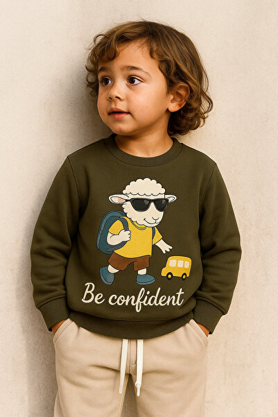 Katia&Bony Παιδικό Σετ Φόρμας Αρνίσιο Χακί