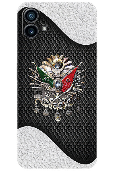 NOTHING Phone 1 (2023) Kılıf Desen Baskılı Silikon Osmanlı Tuğra Tasarım STK:...