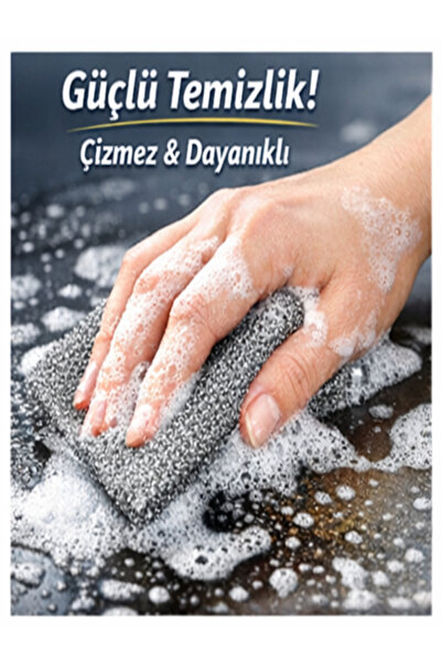 Felyra 1 Adet 20×20 cm Inox Tel Temizlik Bezi – Çizmez Bulaşık & Zor Kir Bezi