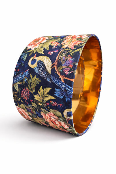 Mivera Maison DEKORATİF KUMAŞ KAPLAMA ABAJUR BAŞLIĞI (25x20cm)