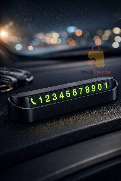 HASBY Tüm Araçlara Uyumlu Araç Park Numaratörü Oto Numaratör Telefon Numarası Araba Parktel Numaralık