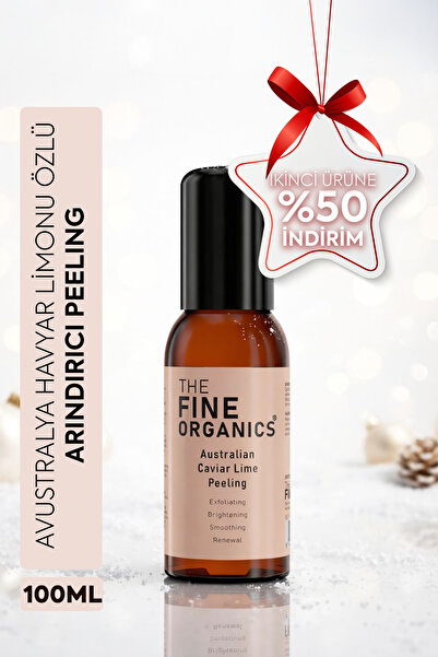 THE FINE ORGANICS Avustralya Havyar Limonu Özlü, Ölü Derilerden Arındırıcı Yüz Ve Vücut Peelingi 100ml