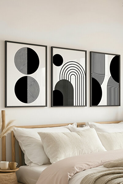 Ayabak Çerçeveli Poster 3'lü Set - Bauhaus Serisi - Mutfak - Salon Hediyelik ...