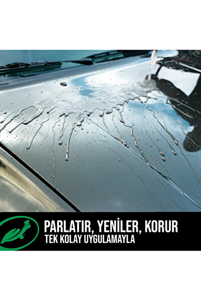 Turtle Wax Carnauba Sıvı Cila Boya Koruyucu ve Parlatıcı 500 ml + Uygulama Bezi ve Cila Süngeri