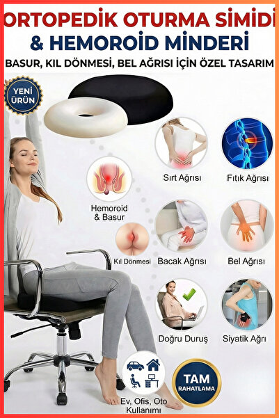 figiza Ortopedik Oturma Simidi Minderi Oturma Minderi Oturma Simidi Yastığı P...