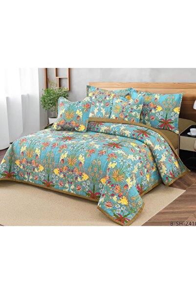 Red Rose مفرش سرير نفرين مضغوط صيفي من المايكروفايبر مقاس 170*220 سم