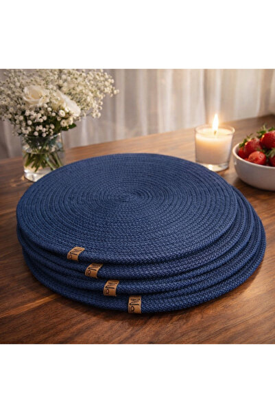 Naspar 6 штук темно-синього кольору набір підставки, сучасний американський с...