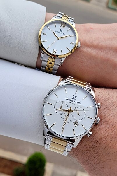 Daniel Klein Sarı Gümüş Renk 24 Ay Garantili Göstergeleri Aktif Fonksiyonlu S...