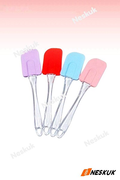 Neskuk ملعقة سيليكون ملعقة عجين ملعقة طبخ سيليكون قابلة للإزالة مقاومة للحرار...