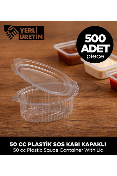 Sepet Doldur Plastic Sauce Container – 50 Cc – 500 Pieces