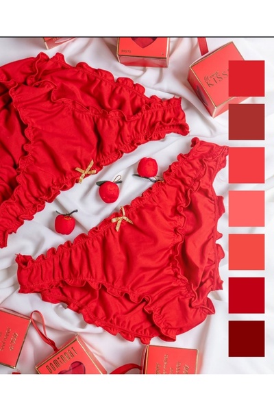 Dominant Hediyelik Kırmızı Yılbaşı Özel Külodu-Kutulu