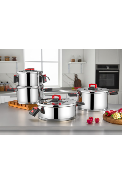 CAN FlapFly 8 Parça Tencere Seti