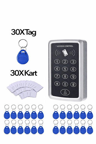 SONEX Rfıd Şifreli Kapı Kilidi-25 Adet Kart-25 Adet Anahtar