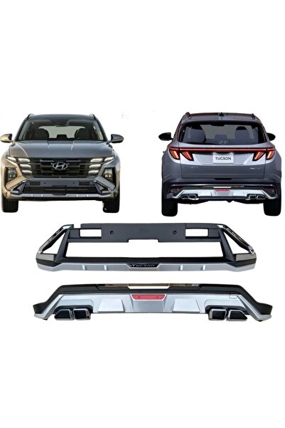 Genel Markalar HYUNDAİ TUCSON ÖN VE ARKA TAMPON DİFÜZÖR KORUMA 2024+uyumlu