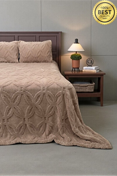 VESSİNOHOME Orion Seri Wellsoft Çift Kişilik Yatak Örtüsü Seti 230×250 + 2 Ya...