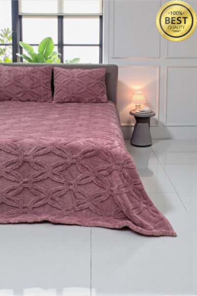 VESSİNOHOME Orion Seri Wellsoft Çift Kişilik Yatak Örtüsü Seti 230×250 + 2 Ya...