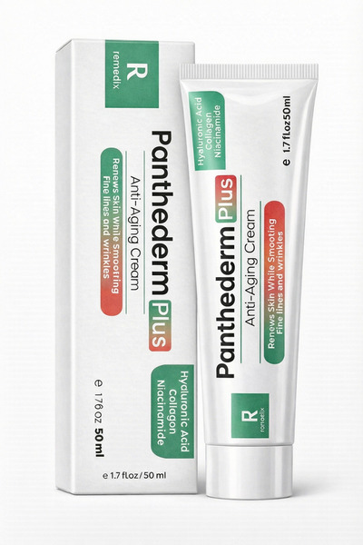 Remedix كريم بانثيديرم بلس المضاد للشيخوخة مع الكولاجين وحمض الهيالورونيك والنياسيناميد 50 مل