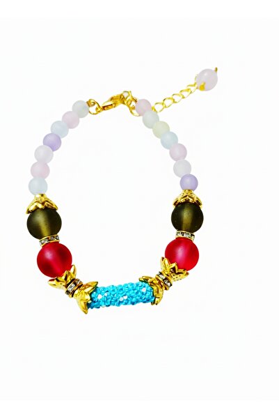 NO BRAND سوار كولور بلوم الذهبي