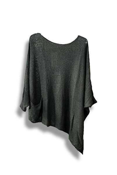 SUMEF Μπλούζα Mercerized με μεγάλες τσέπες |   Πλεκτά που εφαρμόζουν ταιριαστ...