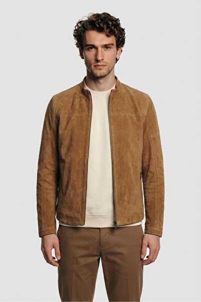 Elle Shoes Naturel Deri Erkek Ceket