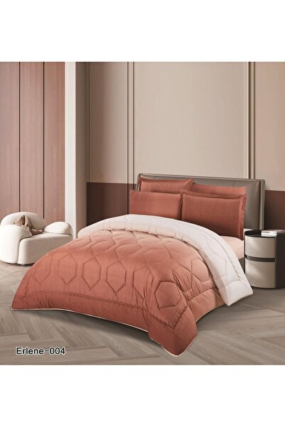 Red Rose مفرش نفرين ملكي من أجود أنواع الميكروفيبر الفخم مكون من 6 قطع مقاس 260*240 راحة وأناقة