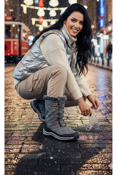 Hammer Jack حذاء ثلج نسائي مقاوم للماء ببطانة دافئة من Usoa