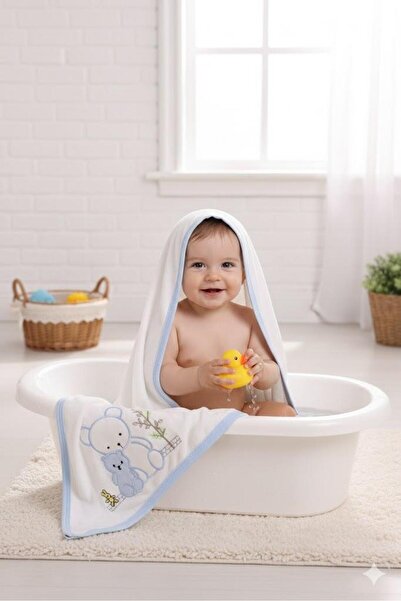 kidello منشفة تيدي ناعمة للأطفال البنات والأولاد من القطن لحديثي الولادة، منش...