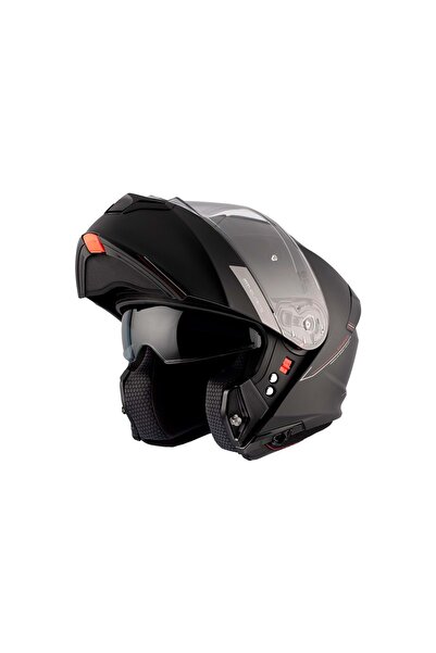 Genel Markalar Genesis Sv Solid A1 Mat Çene Açılır Kask SİYAH