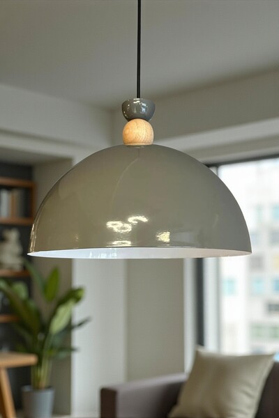 Bamyum Yimpi Antrasit Avize Tekli Sarkıt Salon Kuaför Cafe Dekoratif Aydınlatma Pastane