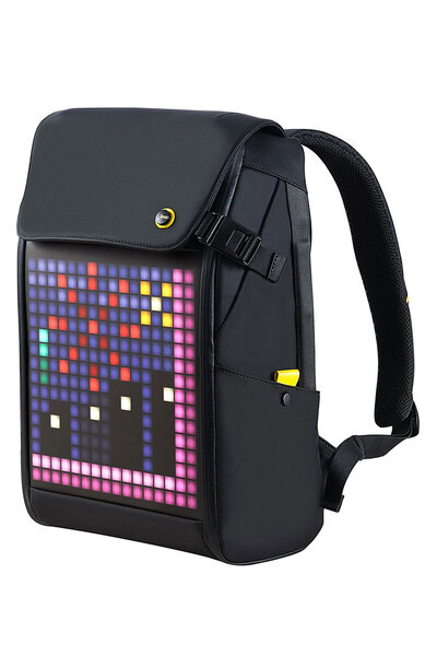 DIVOOM Backpack M Siyah Ledli Ekran App Kontrollü Akıllı Sırt Çantası