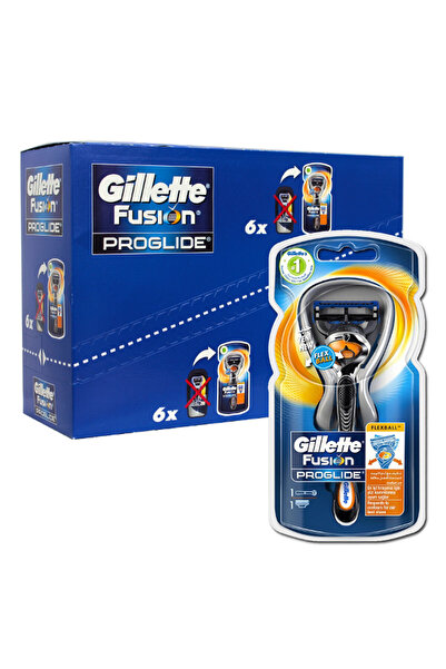 Gillette Fusion Proglide Flexball 1 Up Tıraş Makinesi 6 Adet