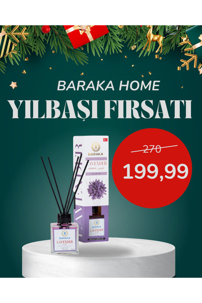 BARAKA Çubuklu Oda Kokusu Lavanta 120ml