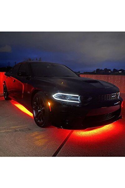 SSMEDIA Kit iluminare ambientala tuning LED exterior masina sub caroserie, multicolor, cu telecomanda