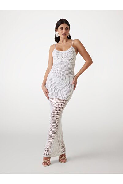 Guess فستان الشاطئ النسائي من الكروشيه