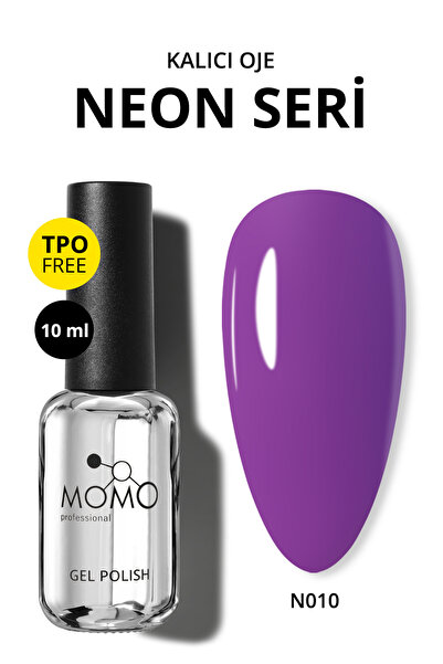 MOMO professional Kalıcı Oje N010 Neon Mor 10 ml