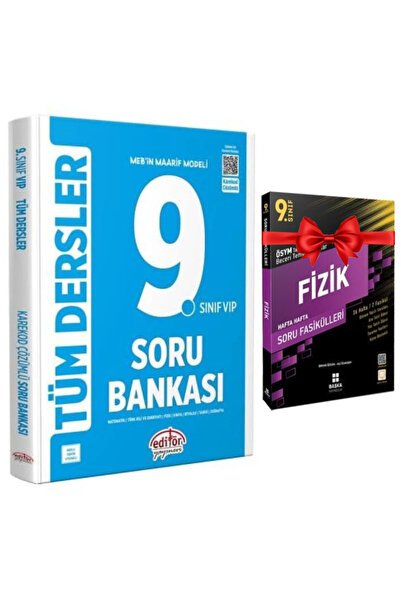 Editör Yayınevi MEB'in Maarif Modeli 9. Sınıf Tüm Dersler Soru Bankası
