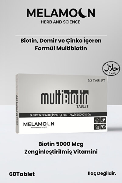 Multibiotin Biotin 5000 Mcg Zenginleştirilmiş Saç Ve Tırnak Vitamini - Demir ...