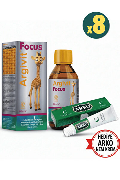 Argivit Focus Syrup 150 ml 8 Pieces