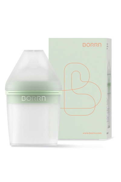 BORRN ANTİKOLİK SİLİKON BİBERON 150ML YEŞİL