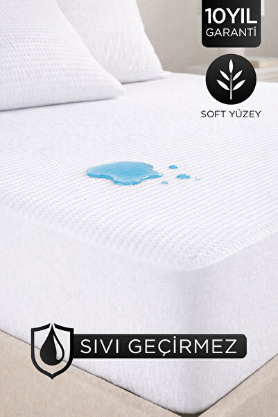 Dream Time 3D Premium Bambu Desen Sıvı Geçirmez Fitted Alez | Jakarlı Ultra Sessiz Yatak Koruyucu