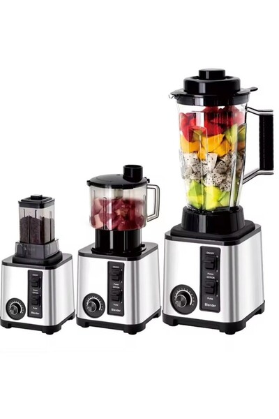 Generic خلاط جولدن كرييت 9500 واط 8 في 1، عصارة ومطحنة لسحق الثلج والعصائر والقهوة والتوابل، NGC-5543