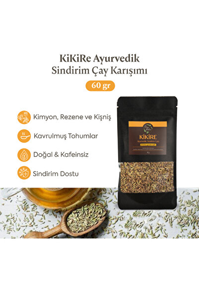 ojas kitchen KiKiRe Ayurvedik Sindirim Çayı 60 gr