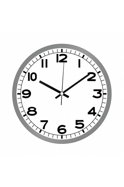 Efe Metal Görünümlü Duvar Saati 216