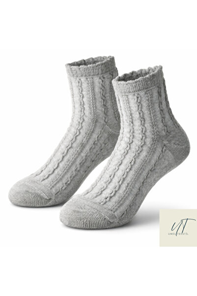 MIROX SOCKS Booties Socks 2-Pack Ruffled Cotton Patterned Booties Socks