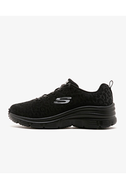 SKECHERS 88888179TK BBK FASHION FIT Kadın Yürüyüş Ayakkabısı Siyah
