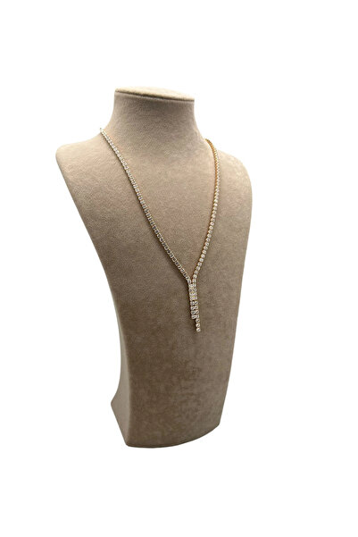 MeGass Dekor Suede Fabric Elisia Mannequin Brown Color 32/15 cm Necklace Choker Jewelry Display Manikin